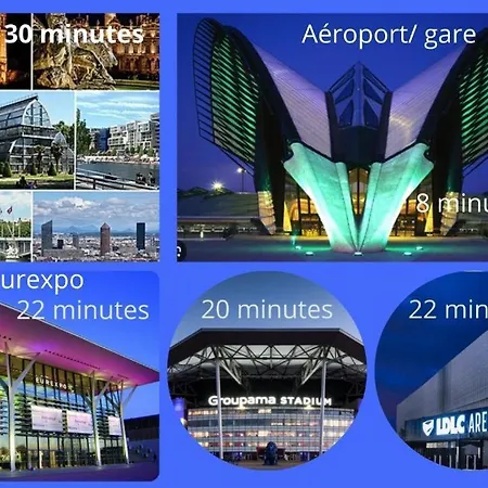 Ma Maison Fleurie Proche Aéroport, Eurexpo *